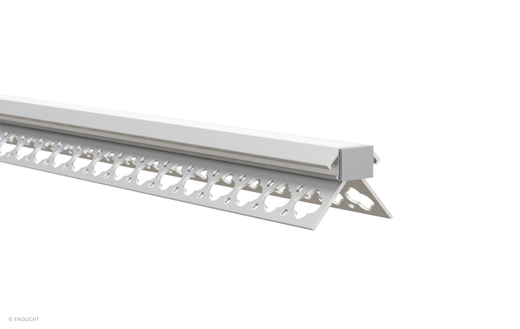 SPK4615F Recessed Drywall Corner Linear Light with Flush Frosted Lens