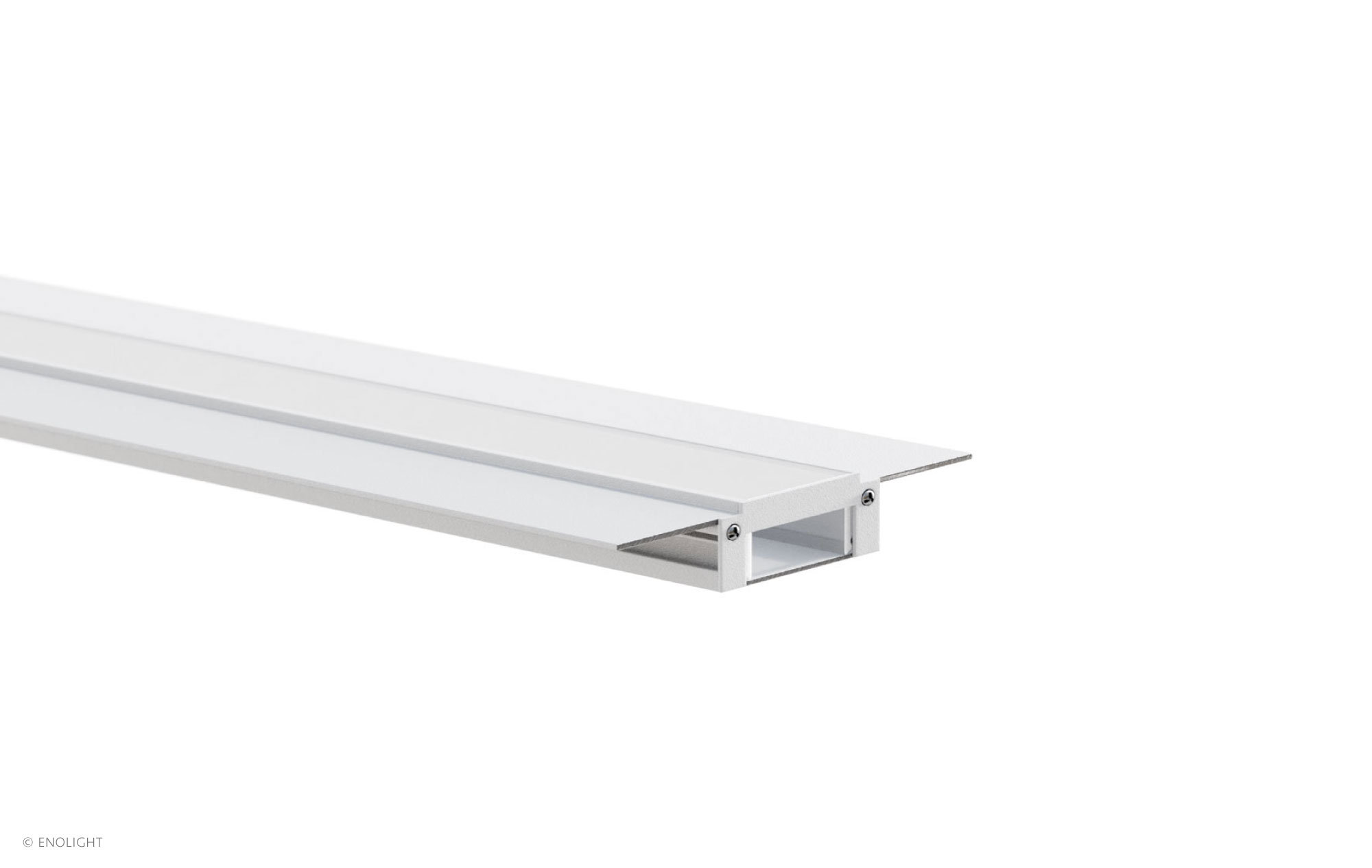SPK7515F Recessed Drywall Linear Light with Flush Frosted Lens