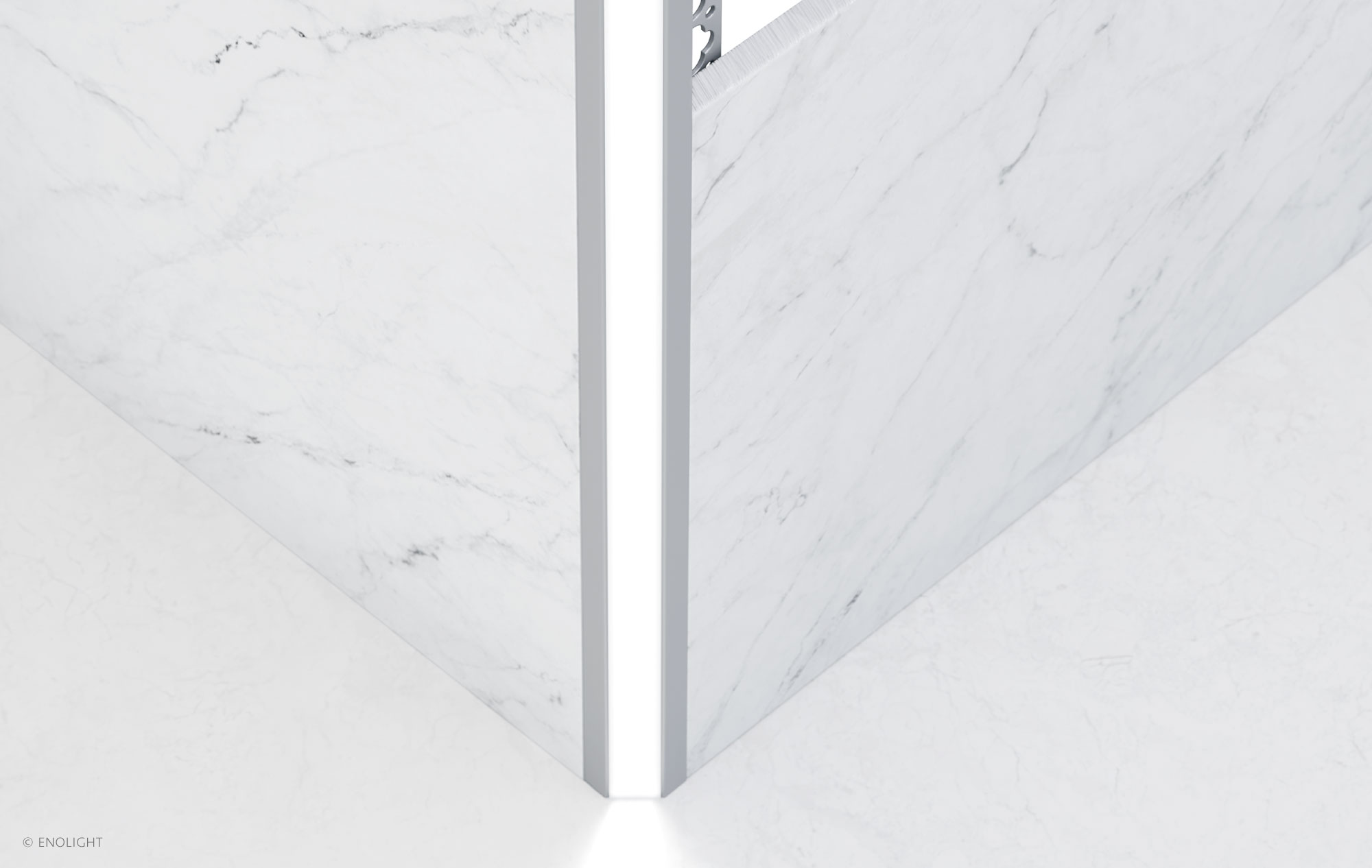 SPK4128F Outside Corner Recessed Linear LED Light