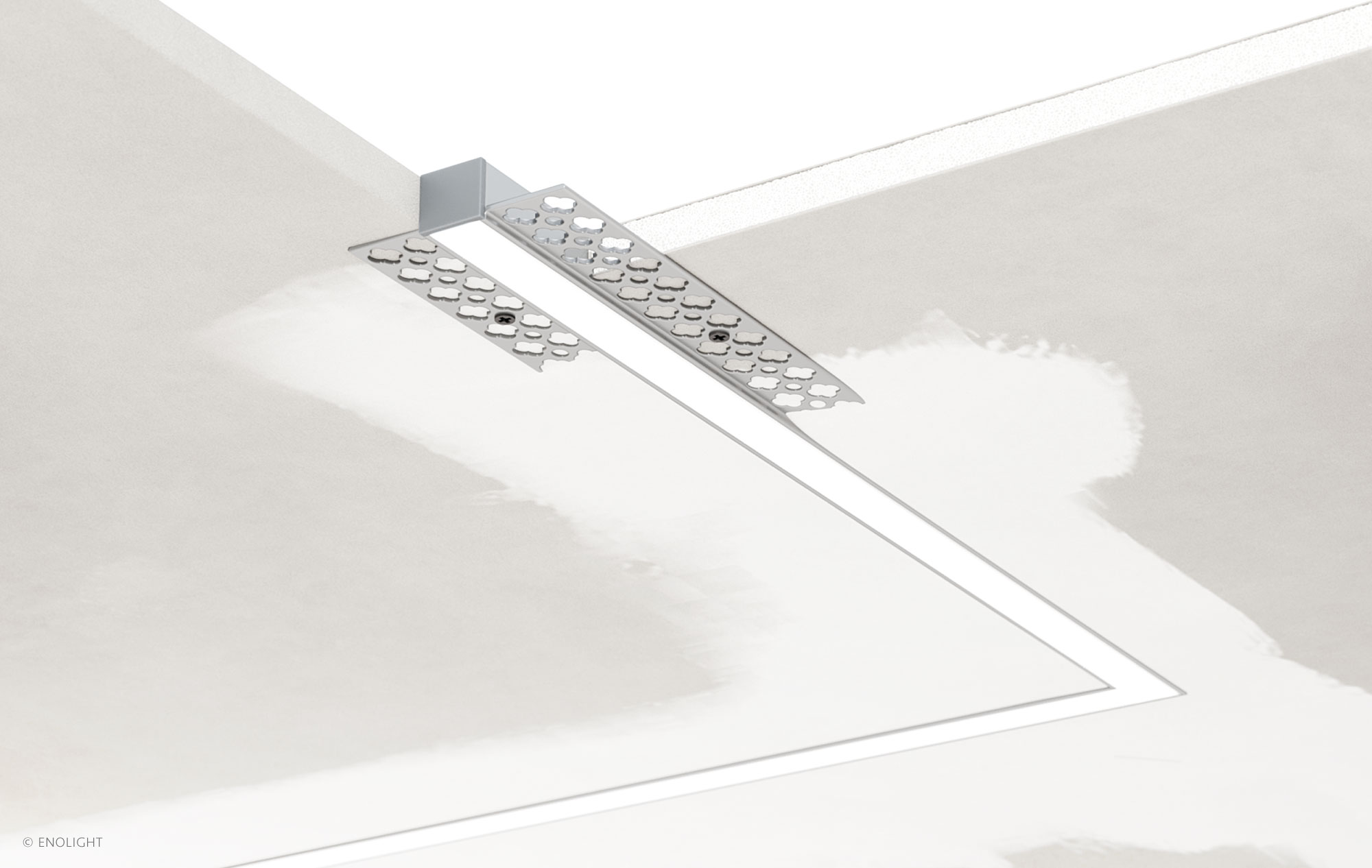 SPK5615F Drywall Recessed Linear Light with Flush Frosted Lens