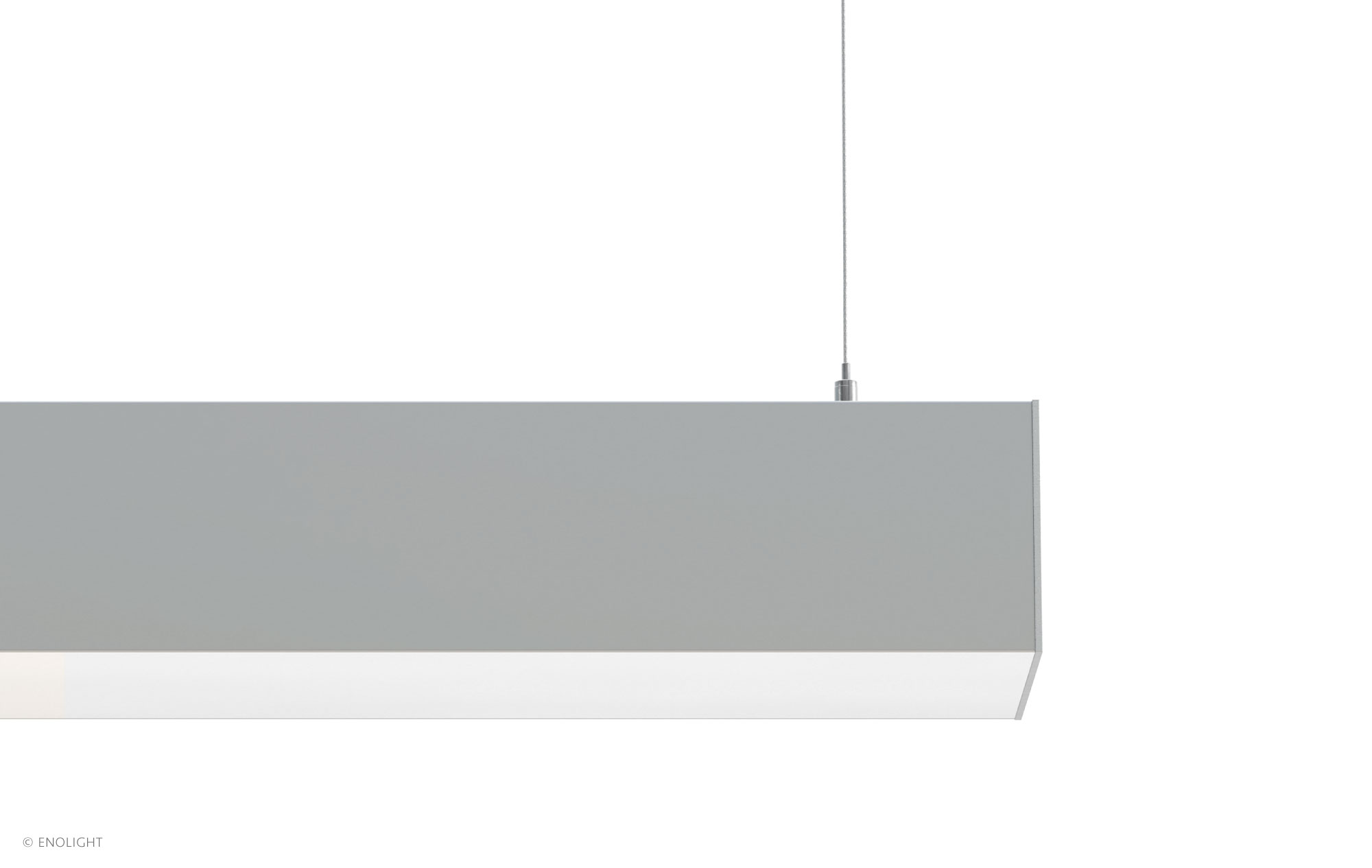 VIV10270F Super Bright Pendant Surface Linear Light with Flush Frosted Lens