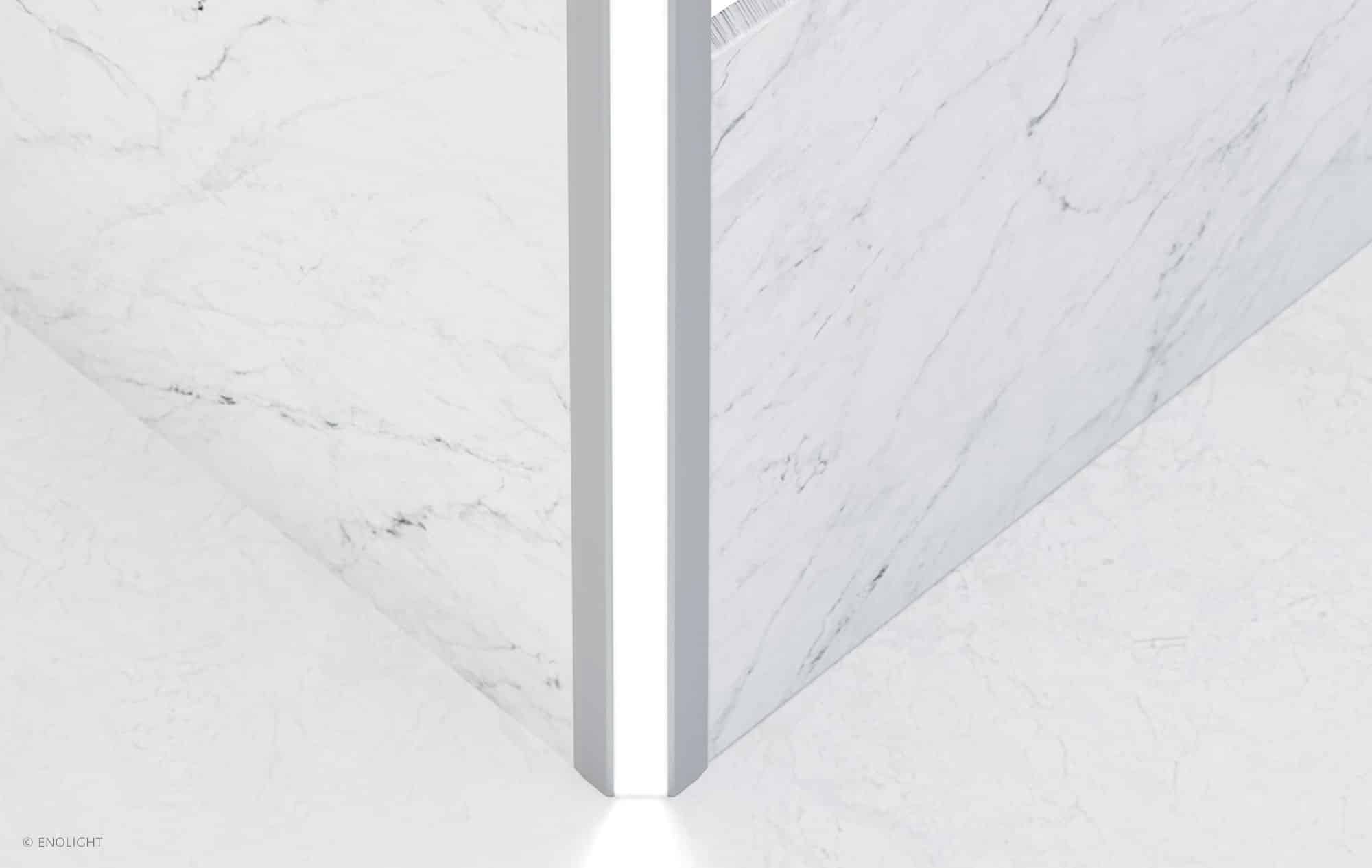 EDG3113F Outside Corner Recessed Linear Light with Half Inch Frosted Lens