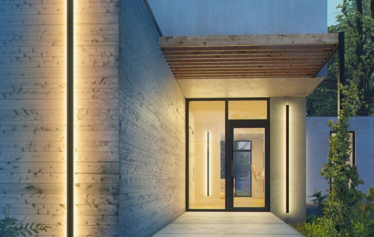 HRZ6026F Custom Length Indoor Outdoor Indirect Linear Wall Sconce Light