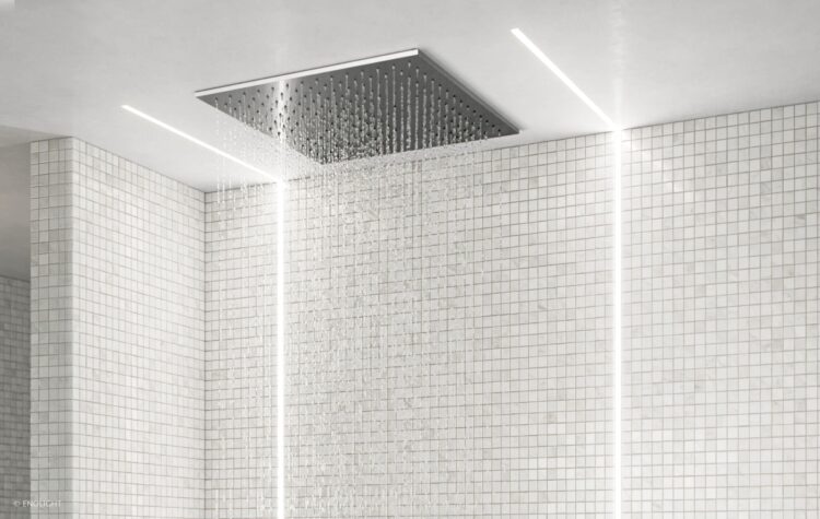 HYN1913F Waterproof Shower Linear Light with 3/4" Sand Texture Frosted Lens