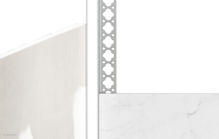 SPK3511F Trimless Corner Recessed Linear Light with 1/2" Flush Frosted Lens