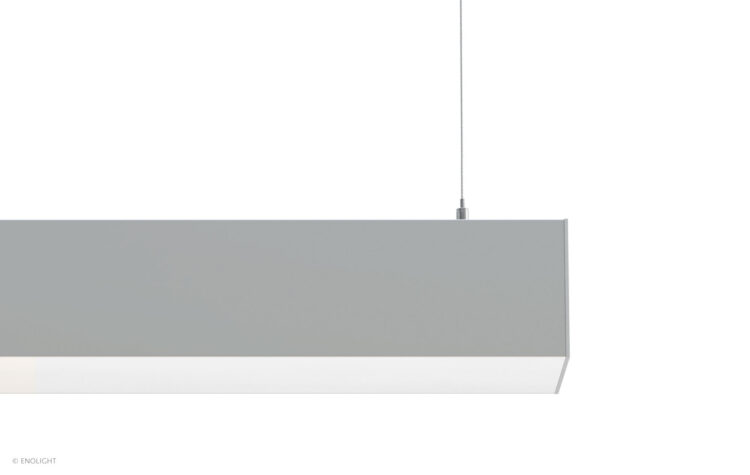 VIV10270F Super Bright Suspended Linear Light with 4" Frosted Lens