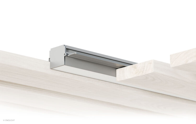 VIV8833F Super Bright Wood Slat Recessed Linear Light with Frosted Lens